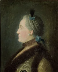 Portrait of Catherine II of Russia, after a painting by Dimitri Gregorievich Levitsky